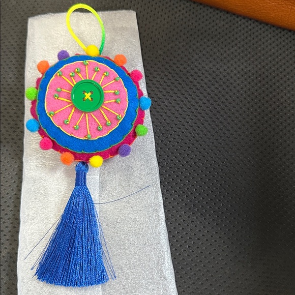 Accessories - Colorful Pom Pom Tassel Ornament